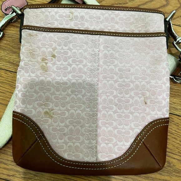 Coach Pink Over the Shoulder/Crossbody Bag - Picture 12 of 13